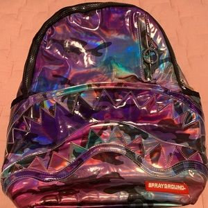 Sprayground Limited Holographic Shark backpack